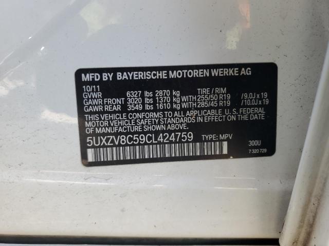 Photo 12 VIN: 5UXZV8C59CL424759 - BMW X5 XDRIVE5 