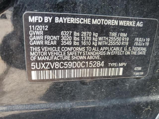 Photo 12 VIN: 5UXZV8C59D0C15284 - BMW X5 XDRIVE5 