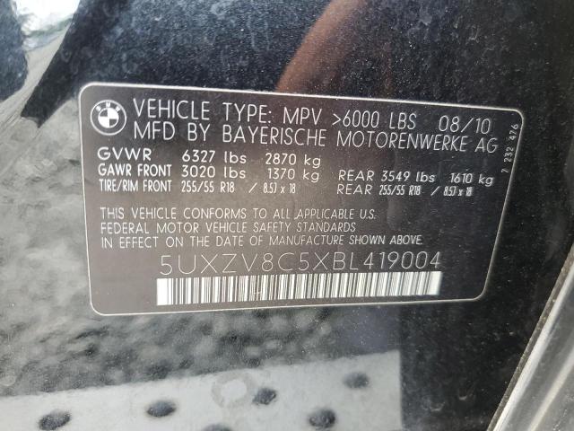 Photo 9 VIN: 5UXZV8C5XBL419004 - BMW X5 XDRIVE5 