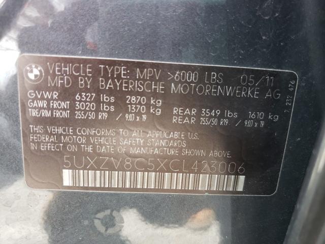 Photo 9 VIN: 5UXZV8C5XCL423006 - BMW X5 XDRIVE5 