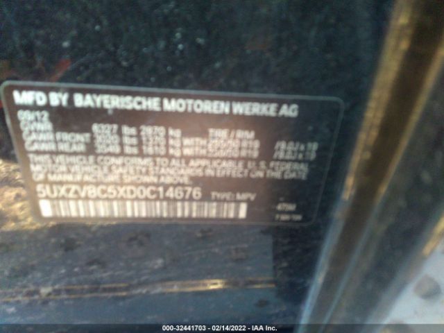 Photo 8 VIN: 5UXZV8C5XD0C14676 - BMW X5 