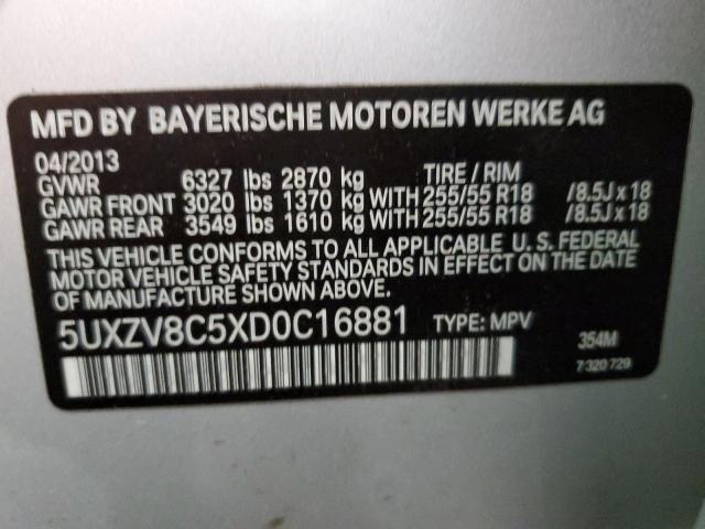 Photo 12 VIN: 5UXZV8C5XD0C16881 - BMW X5 XDRIVE5 