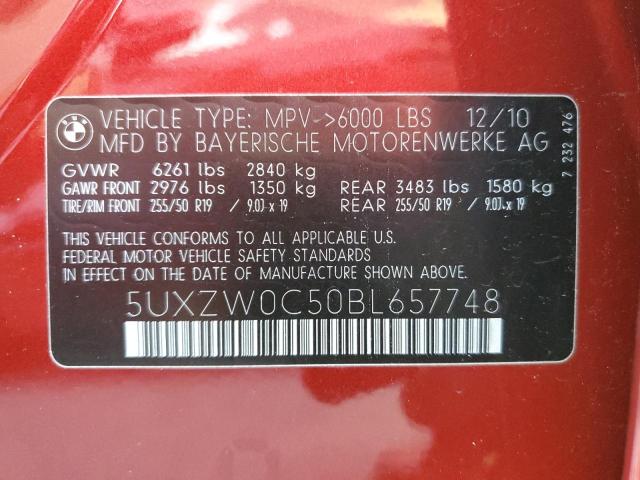 Photo 12 VIN: 5UXZW0C50BL657748 - BMW X5 XDRIVE3 