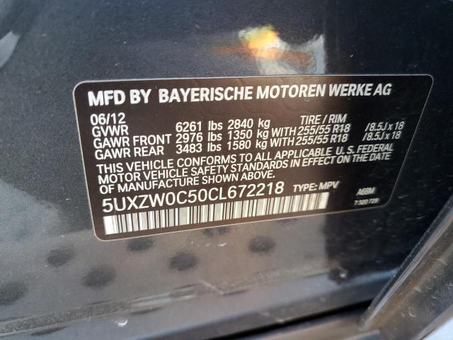 Photo 12 VIN: 5UXZW0C50CL672218 - BMW X5 XDRIVE3 