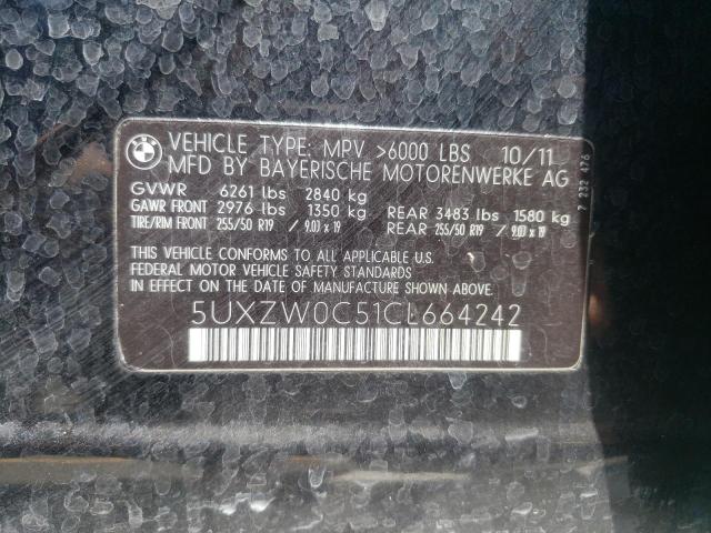 Photo 9 VIN: 5UXZW0C51CL664242 - BMW X5 XDRIVE3 