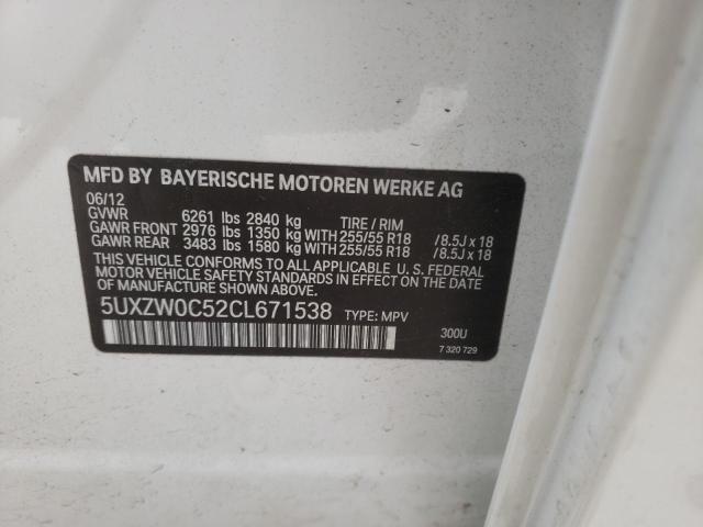 Photo 9 VIN: 5UXZW0C52CL671538 - BMW X5 XDRIVE3 