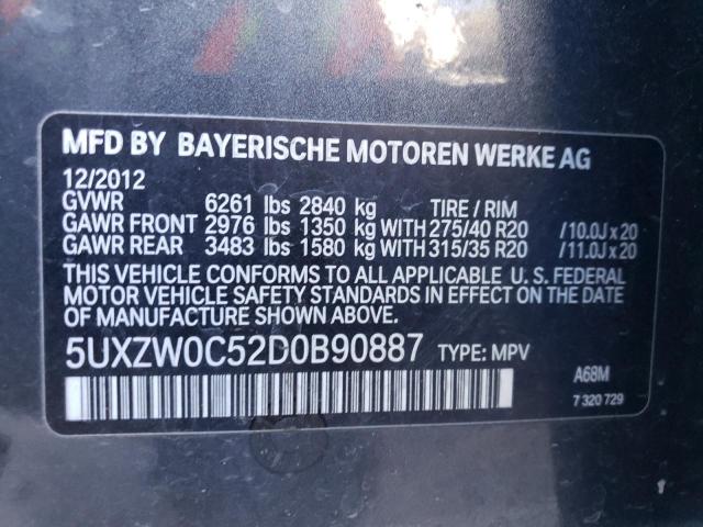 Photo 11 VIN: 5UXZW0C52D0B90887 - BMW X5 