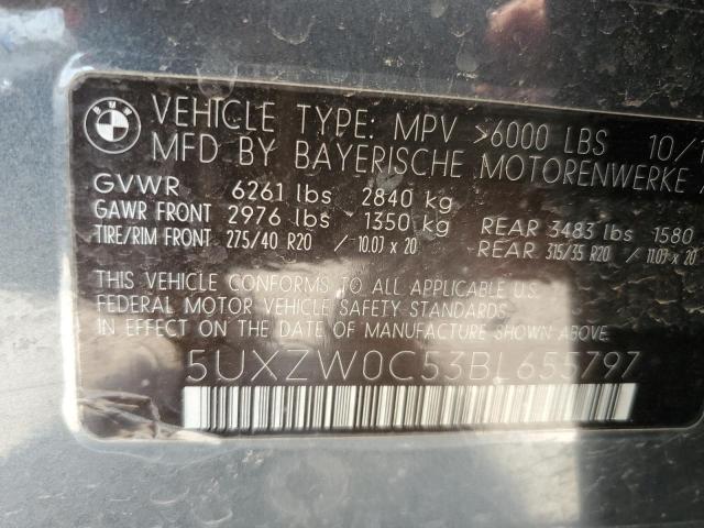 Photo 12 VIN: 5UXZW0C53BL655797 - BMW X5 