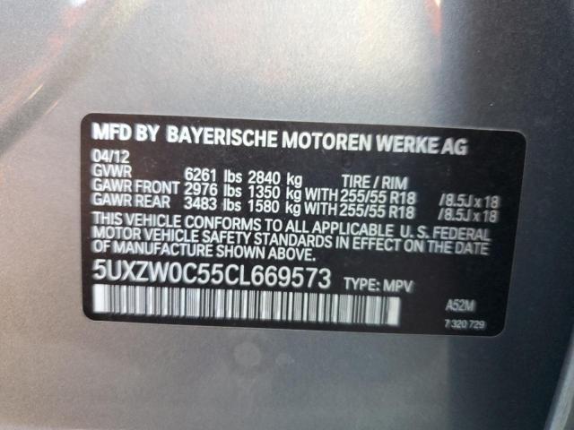 Photo 12 VIN: 5UXZW0C55CL669573 - BMW X5 XDRIVE3 