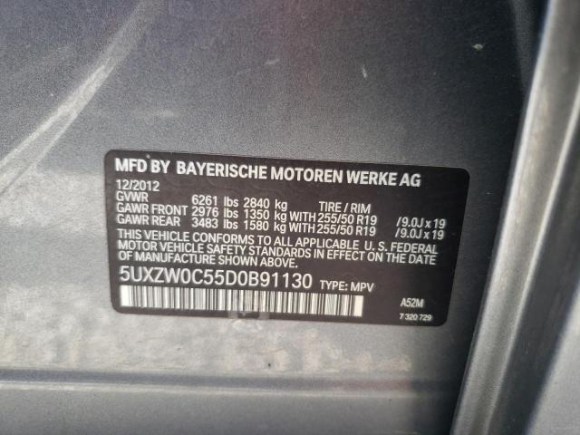 Photo 12 VIN: 5UXZW0C55D0B91130 - BMW X5 