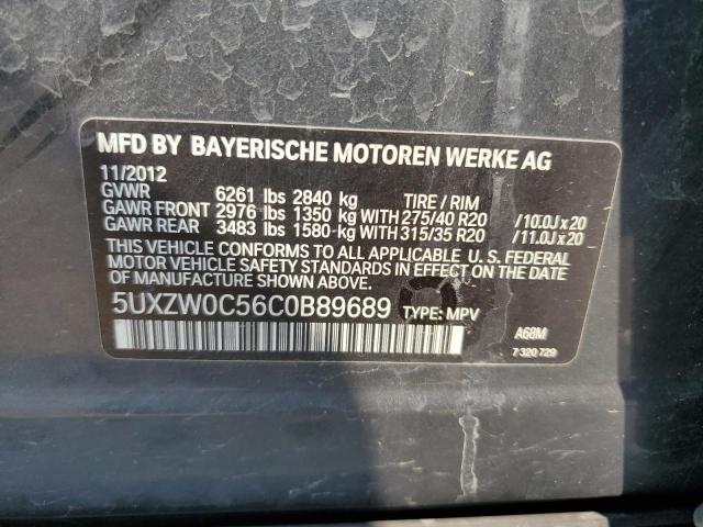 Photo 11 VIN: 5UXZW0C56C0B89689 - BMW X5 XDRIVE3 