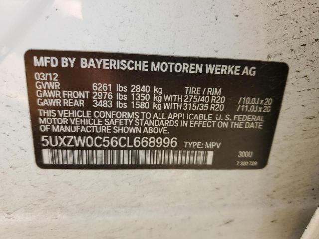 Photo 12 VIN: 5UXZW0C56CL668996 - BMW X5 XDRIVE3 