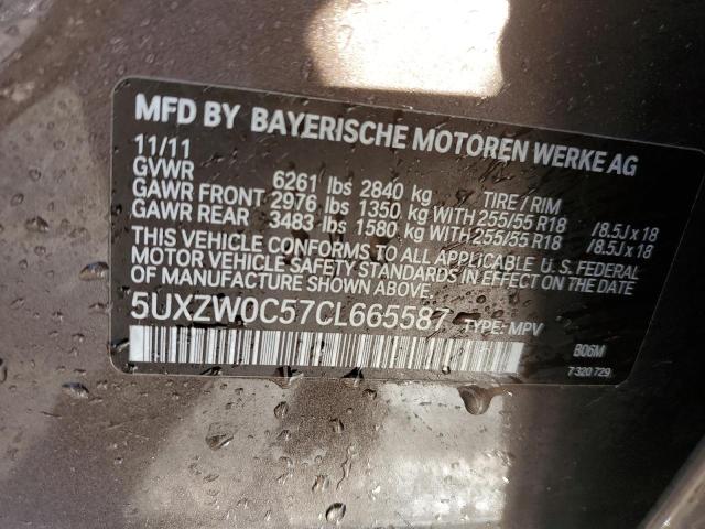 Photo 11 VIN: 5UXZW0C57CL665587 - BMW X5 XDRIVE3 