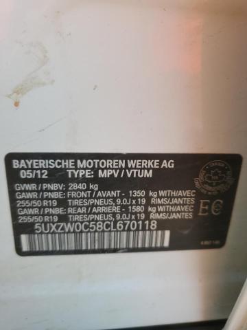 Photo 12 VIN: 5UXZW0C58CL670118 - BMW X5 XDRIVE3 