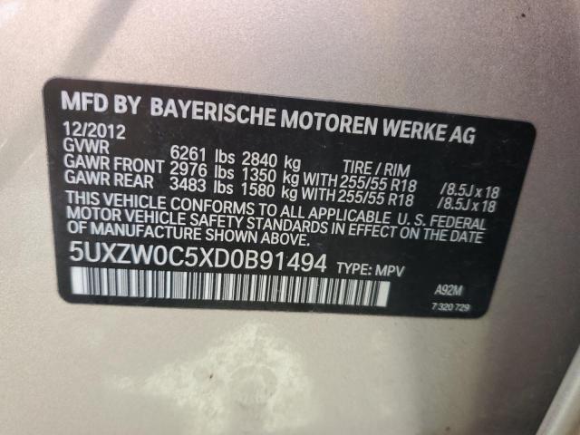 Photo 12 VIN: 5UXZW0C5XD0B91494 - BMW X5 