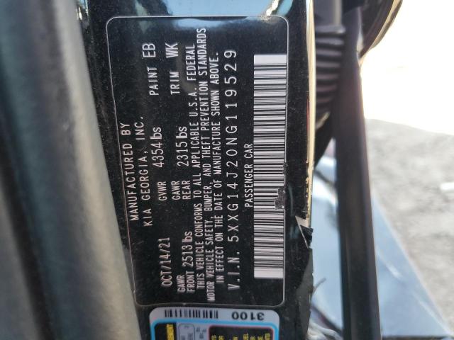 Photo 11 VIN: 5XXG14J20NG119529 - KIA K5 