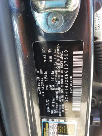 Photo 12 VIN: 5XXG14J20NG137500 - KIA K5 LXS 