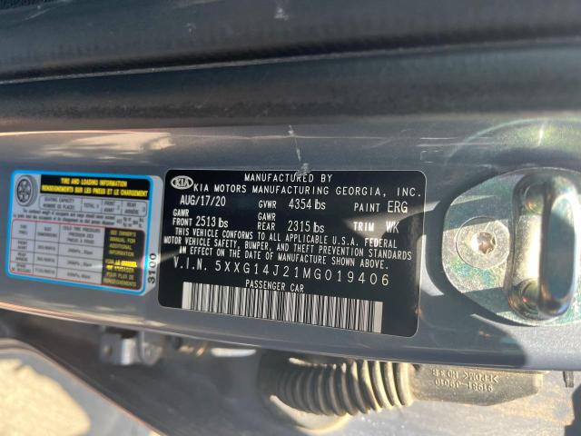 Photo 9 VIN: 5XXG14J21MG019406 - KIA K5 LXS 