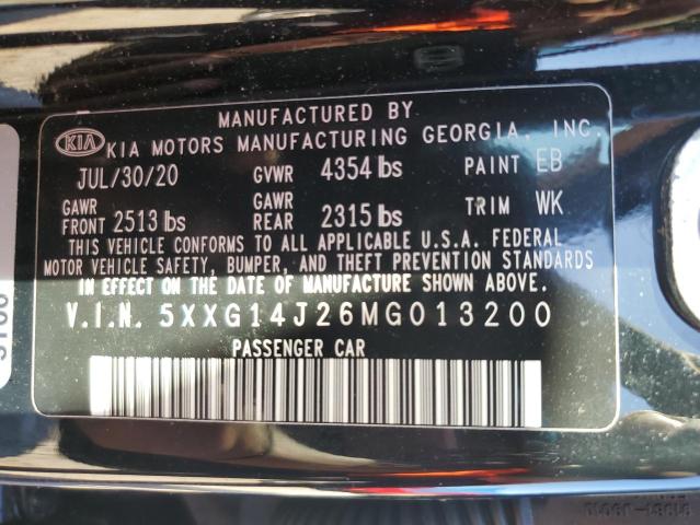 Photo 12 VIN: 5XXG14J26MG013200 - KIA K5 LXS 