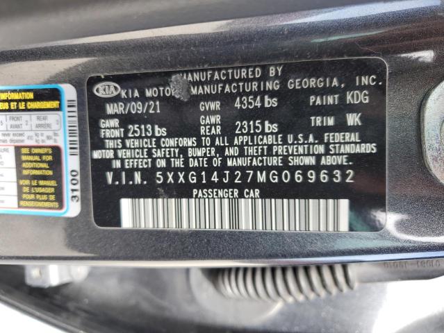 Photo 11 VIN: 5XXG14J27MG069632 - KIA K5 LXS 