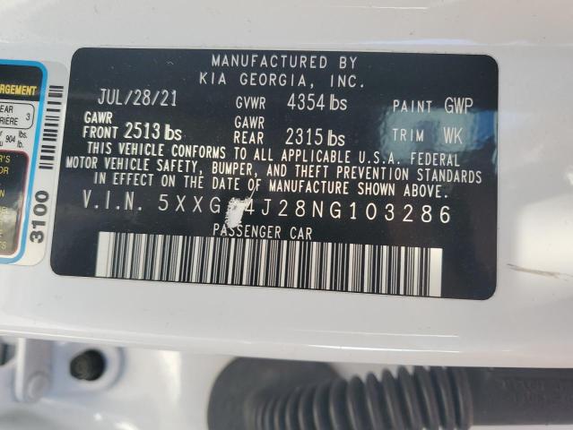 Photo 11 VIN: 5XXG14J28NG103286 - KIA K5 