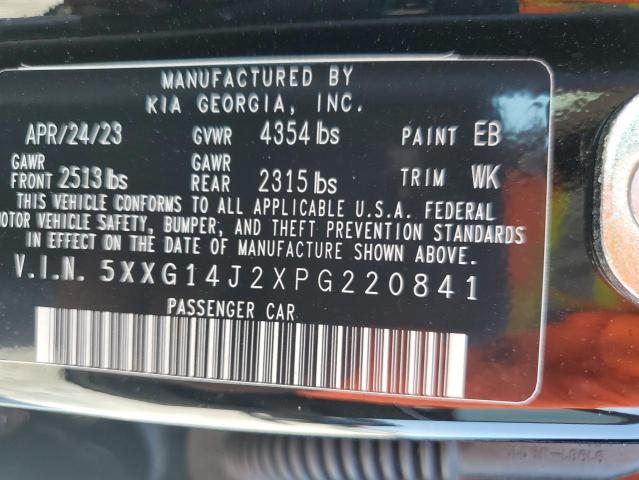 Photo 11 VIN: 5XXG14J2XPG220841 - KIA K5 