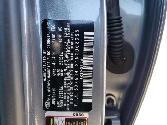 Photo 12 VIN: 5XXG34J21MG003085 - KIA K5 EX 