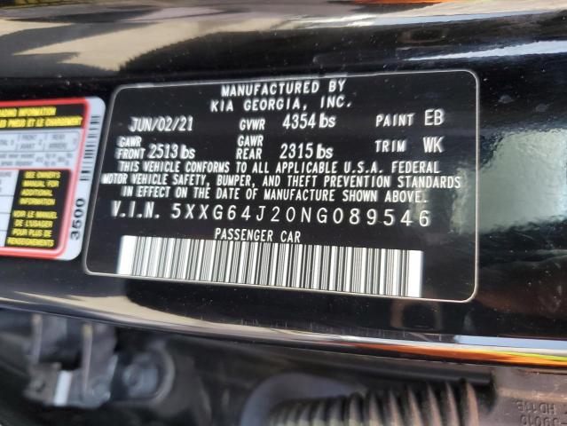 Photo 11 VIN: 5XXG64J20NG089546 - KIA K5 