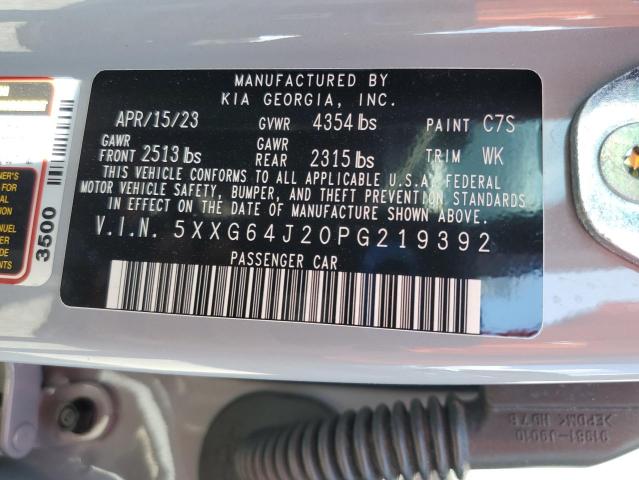 Photo 12 VIN: 5XXG64J20PG219392 - KIA K5 