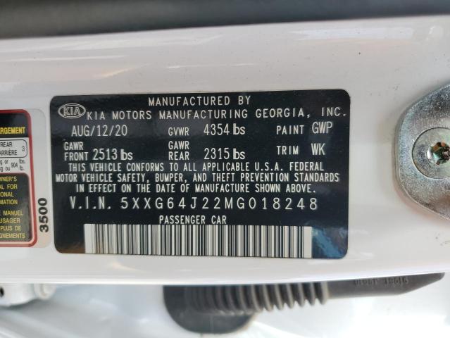 Photo 11 VIN: 5XXG64J22MG018248 - KIA K5 GT LINE 