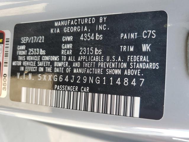 Photo 11 VIN: 5XXG64J29NG114847 - KIA K5 GT LINE 