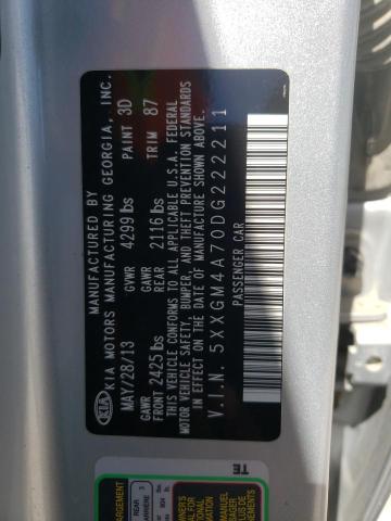 Photo 11 VIN: 5XXGM4A70DG222211 - KIA OPTIMA 