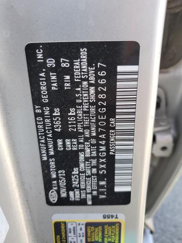 Photo 11 VIN: 5XXGM4A70EG282667 - KIA OPTIMA 