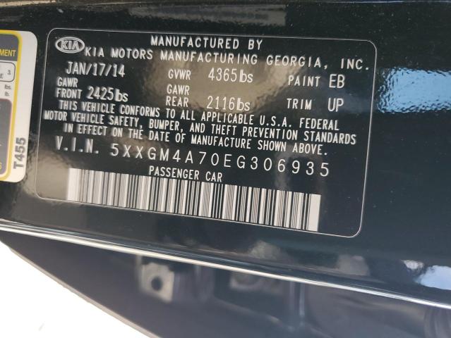 Photo 11 VIN: 5XXGM4A70EG306935 - KIA OPTIMA LX 