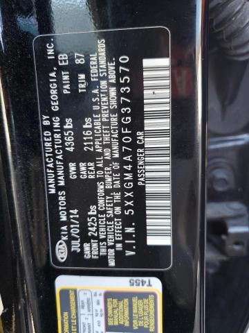 Photo 11 VIN: 5XXGM4A70FG373570 - KIA OPTIMA LX 