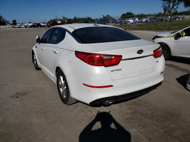 Photo 2 VIN: 5XXGM4A70FG378512 - KIA OPTIMA LX 