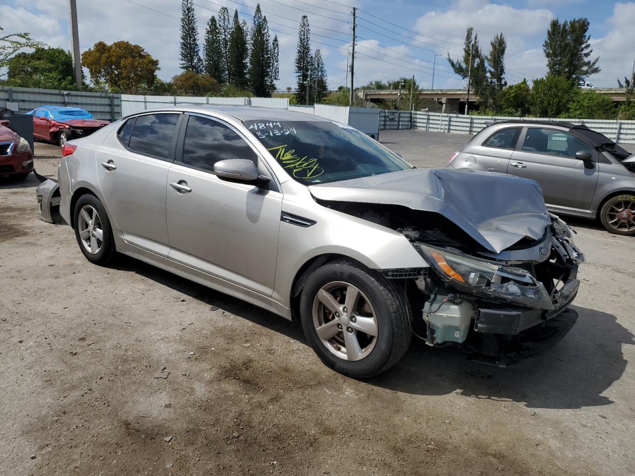 Photo 3 VIN: 5XXGM4A70FG454844 - KIA OPTIMA 