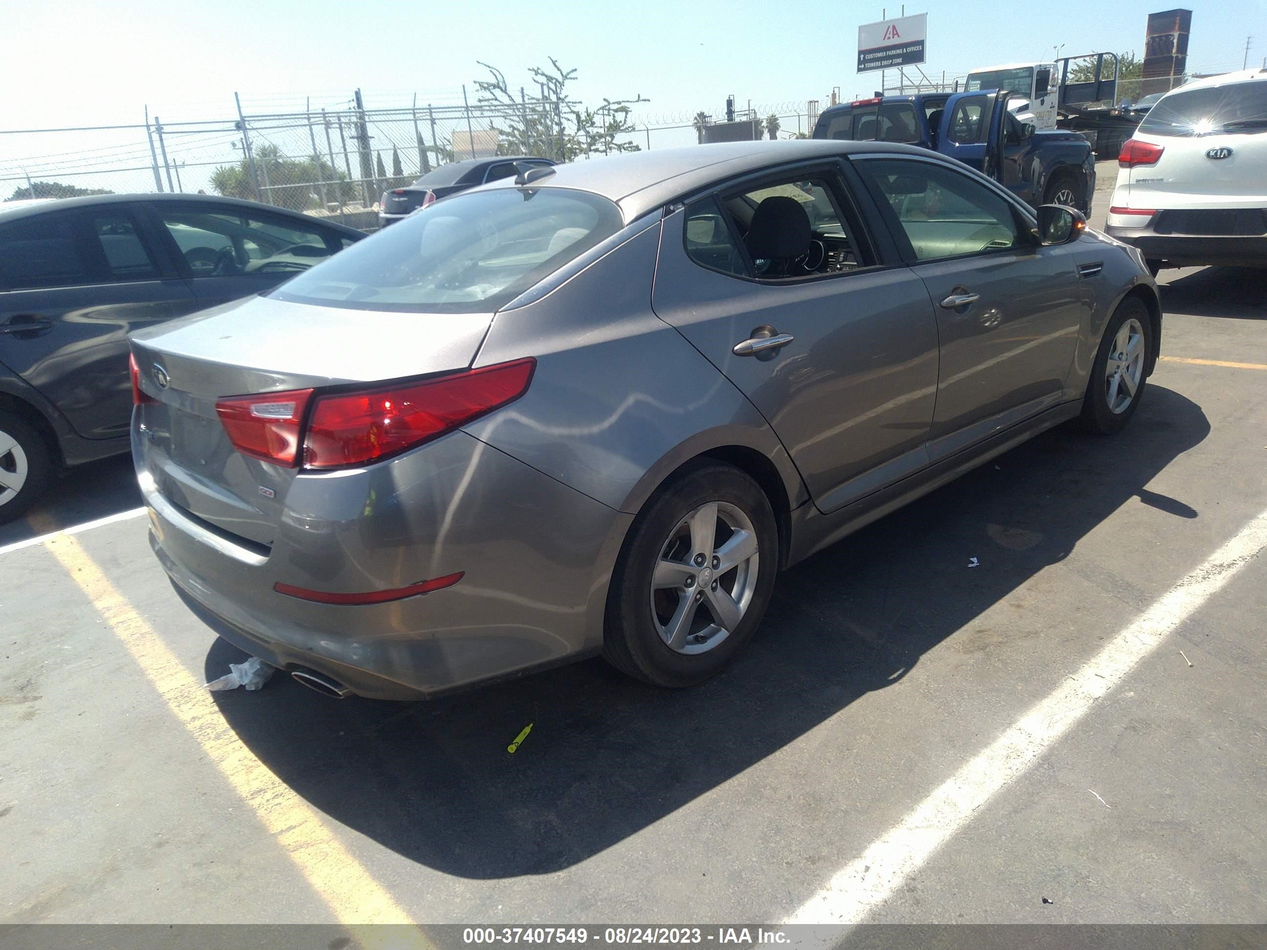 Photo 3 VIN: 5XXGM4A70FG464967 - KIA OPTIMA 