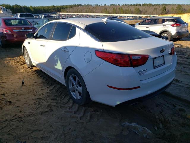 Photo 2 VIN: 5XXGM4A70FG472650 - KIA OPTIMA LX 