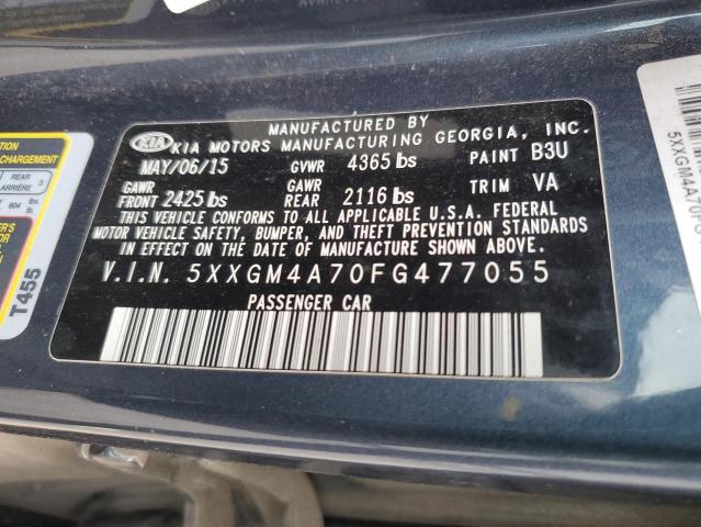 Photo 11 VIN: 5XXGM4A70FG477055 - KIA OPTIMA 