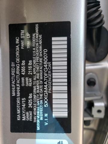 Photo 11 VIN: 5XXGM4A70FG480070 - KIA OPTIMA LX 