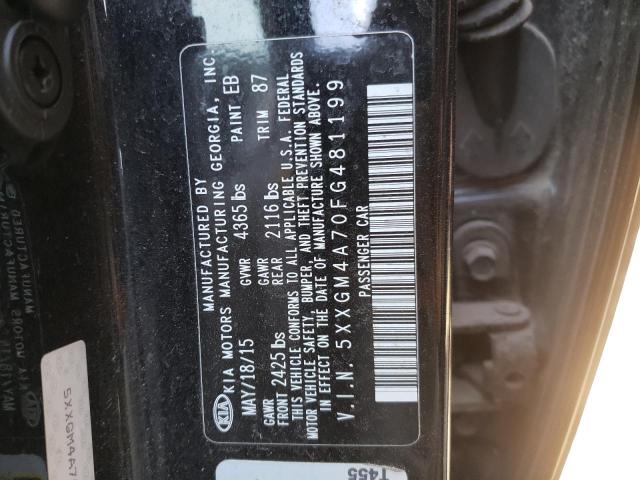 Photo 11 VIN: 5XXGM4A70FG481199 - KIA OPTIMA 