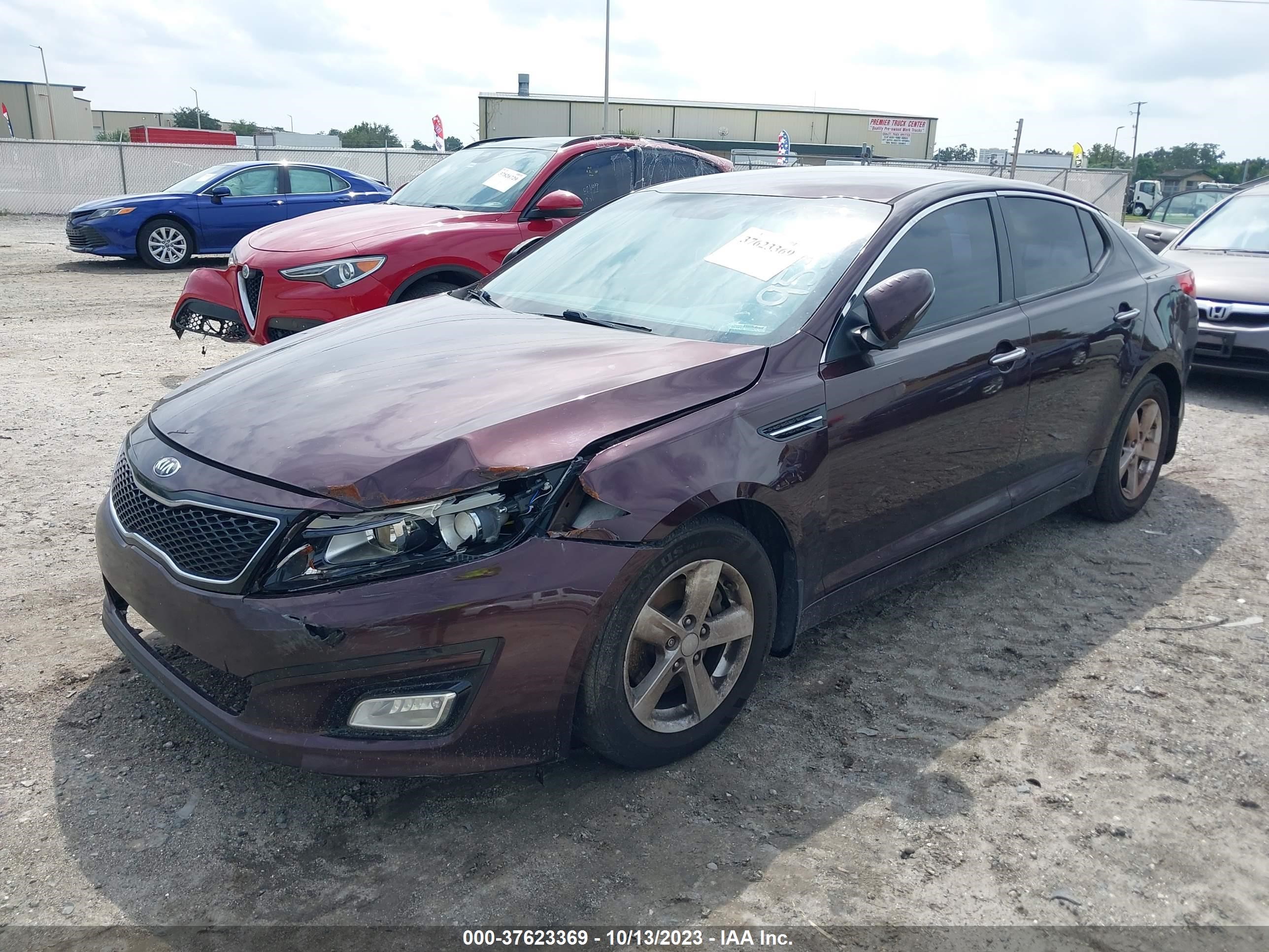 Photo 1 VIN: 5XXGM4A70FG489531 - KIA OPTIMA 