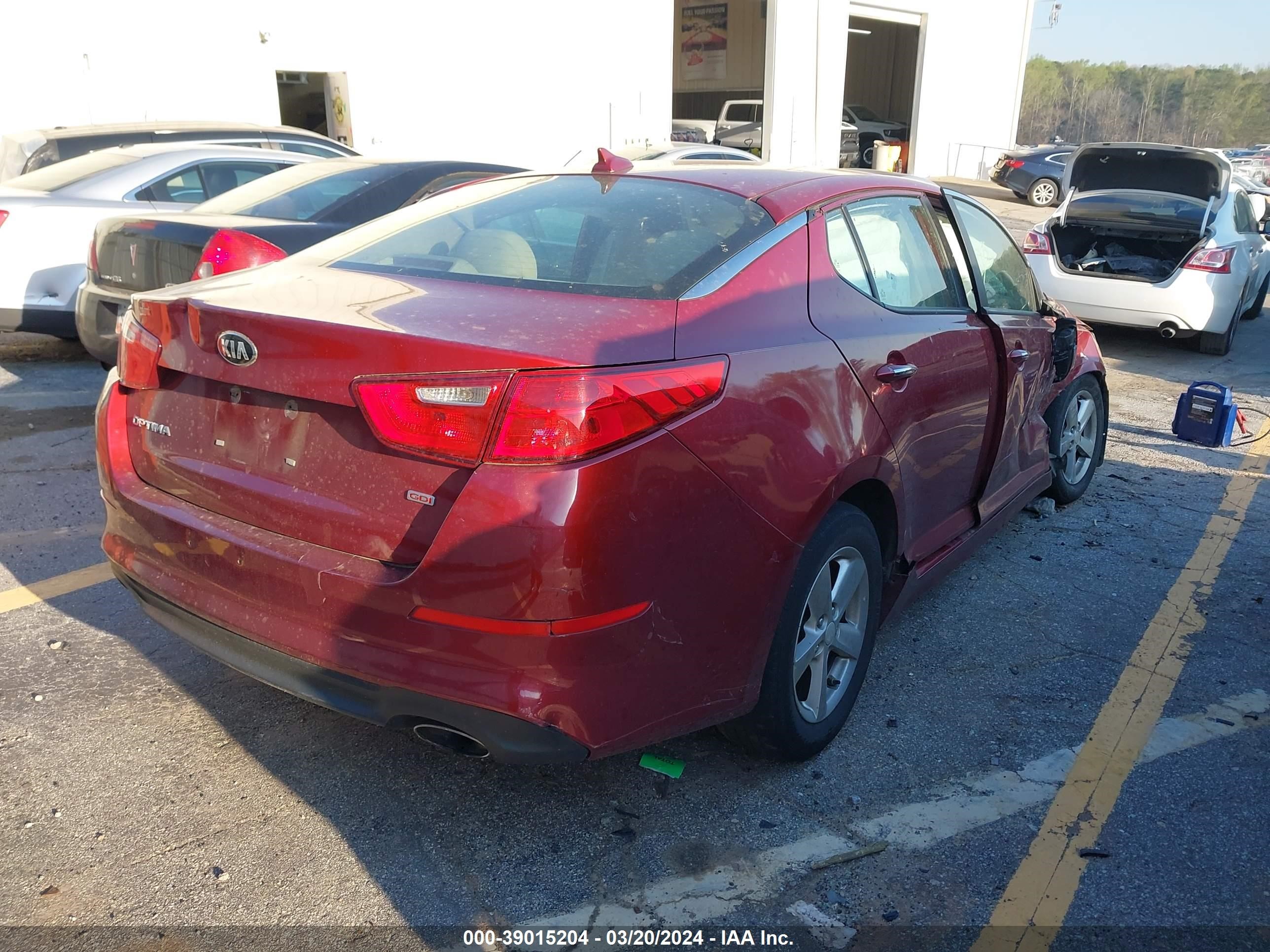 Photo 3 VIN: 5XXGM4A70FG500141 - KIA OPTIMA 