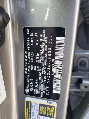 Photo 11 VIN: 5XXGM4A70FG501256 - KIA OPTIMA LX 