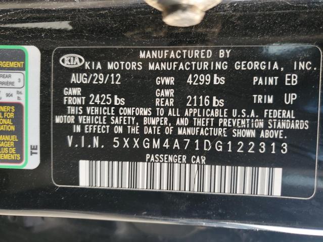 Photo 11 VIN: 5XXGM4A71DG122313 - KIA OPTIMA 