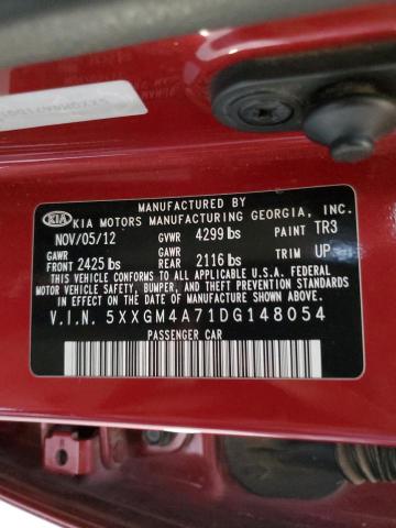 Photo 11 VIN: 5XXGM4A71DG148054 - KIA OPTIMA LX 