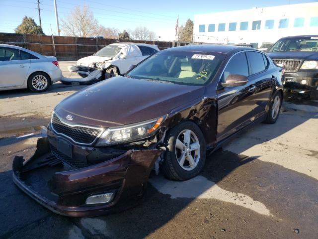 Photo 1 VIN: 5XXGM4A71EG262489 - KIA OPTIMA LX 