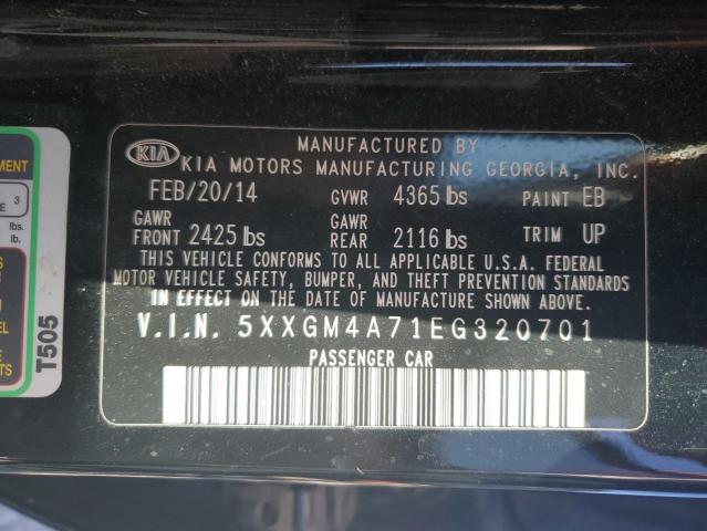 Photo 11 VIN: 5XXGM4A71EG320701 - KIA OPTIMA LX 