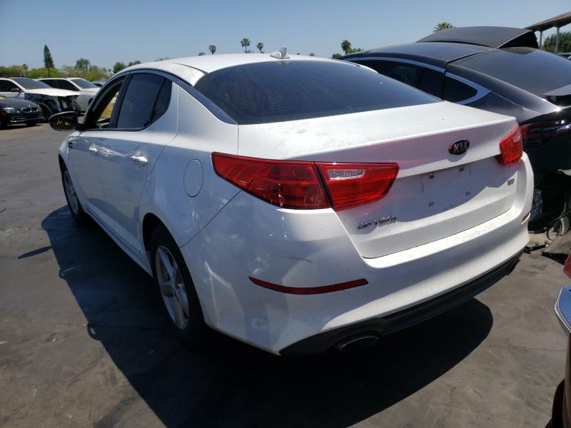 Photo 2 VIN: 5XXGM4A71FG409458 - KIA OPTIMA LX 